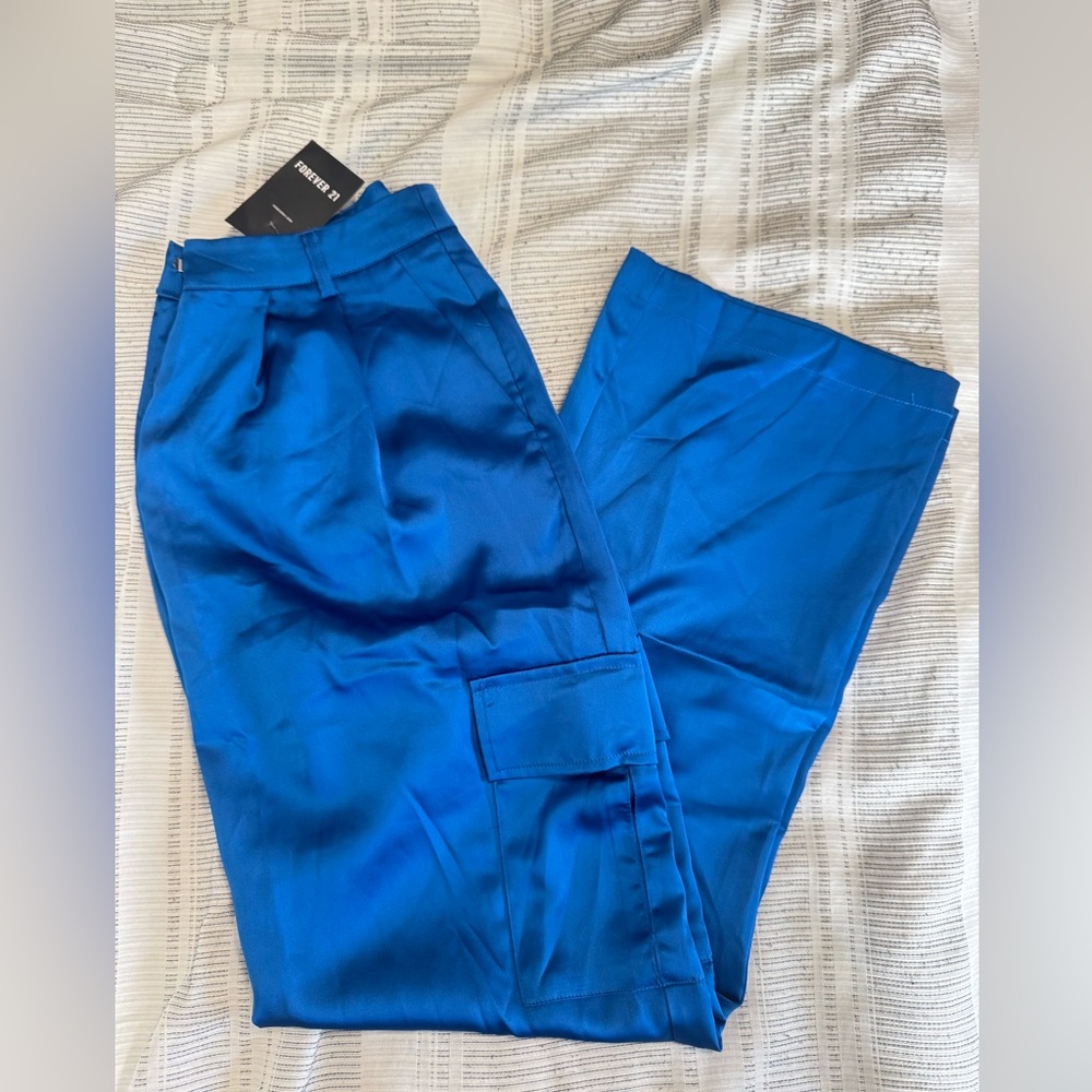 Forever 21 Blue Wide Leg Pants